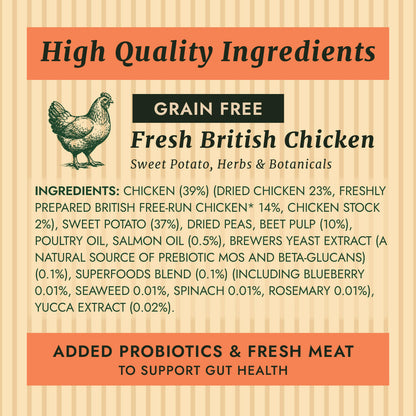 Taylors Grain Free Chicken Adult & Senior Dry Dog Food