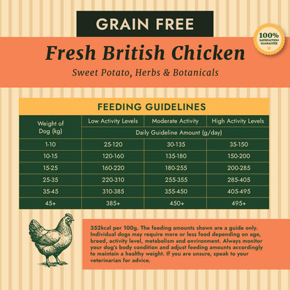 Taylors Grain Free Chicken Adult & Senior Dry Dog Food