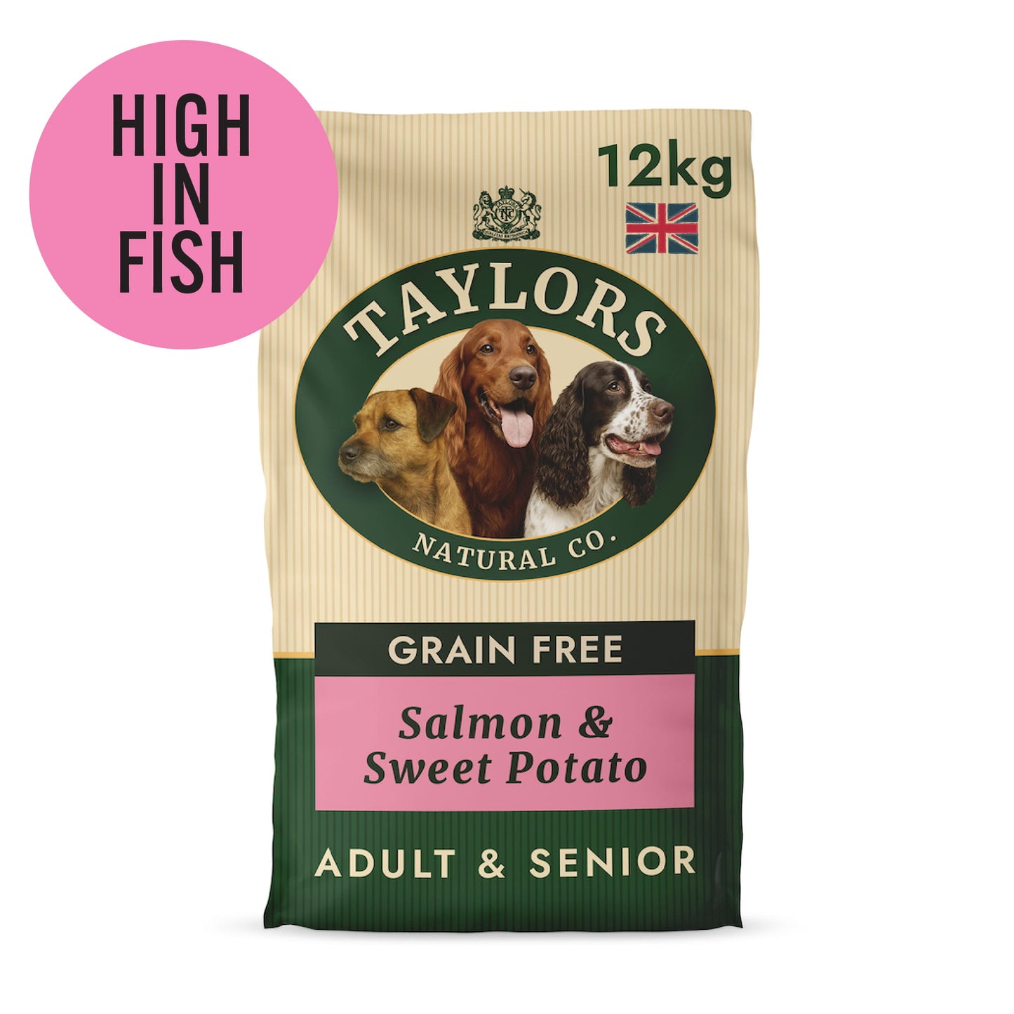 Taylors Grain Free Salmon Adult & Senior Dry Dog Food