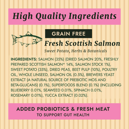 Taylors Grain Free Salmon Adult & Senior Dry Dog Food