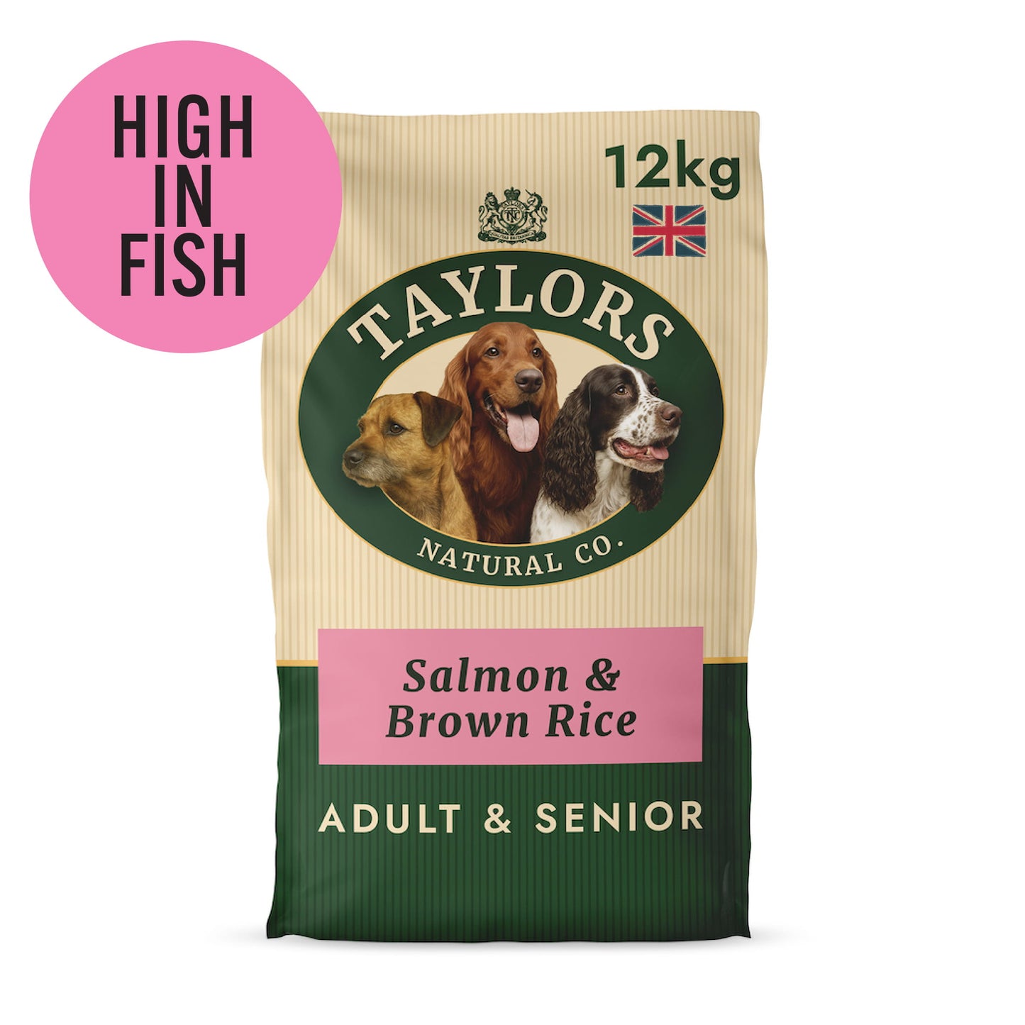 Taylors Salmon And Brown Rice Adult & Senior Dry Dog Food
