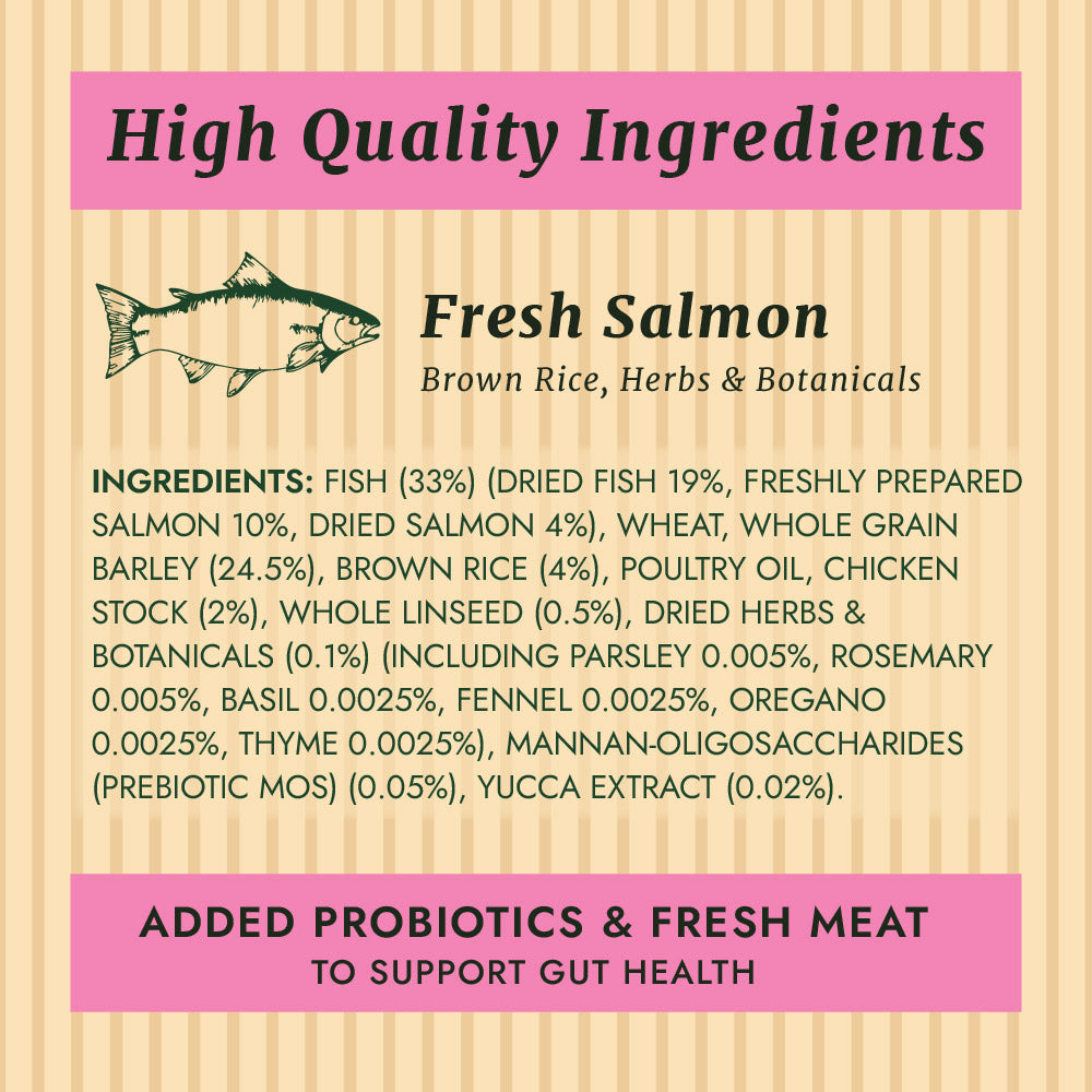 Taylors Salmon And Brown Rice Adult & Senior Dry Dog Food